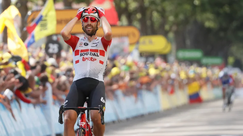 Thomas de Gendt je še enkrat več dokazal, da mu v pobegih ni para. FOTO: Reuters