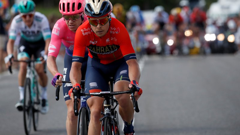 Fotografija: Jan Tratnik se je izkazal s 3. mestom v 9. etapi Toura.
FOTO: Reuters