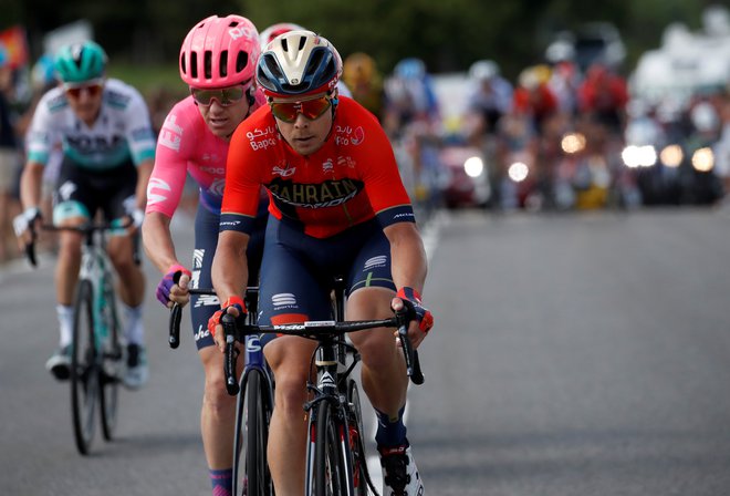Jan Tratnik se je izkazal s 3. mestom v 9. etapi Toura.<br />
FOTO: Reuters