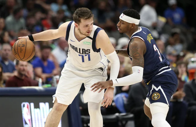 Luka Dončić se bo en dan družil z nekom, ki bo namenl denar za pomoč potrebnim. FOTO: USA Today Sports