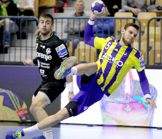 Borut Mačkovšek je nase prvič opozoril v dresu Celja Pivovarne Laško. FOTO: Roman Šipić