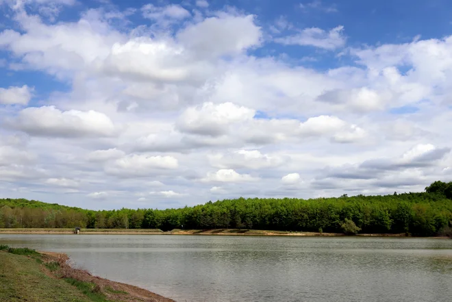 Jezero Lendvadedes. FOTO: Dušan Dundek