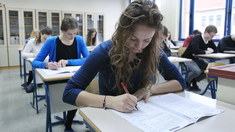 Fotografija: Z vidika zdravstvene varnosti izvedba mature ni problematična, kljub temu pa je o njej še nekaj nerešenih vprašanj. FOTO: Leon Vidic/Delo