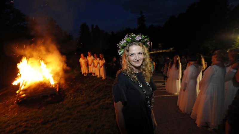 Fotografija: Lansko leto je na Rožniku slavila Bronja Žakelj z romanom Belo se pere na devetdeset. Foto Matej Družnik