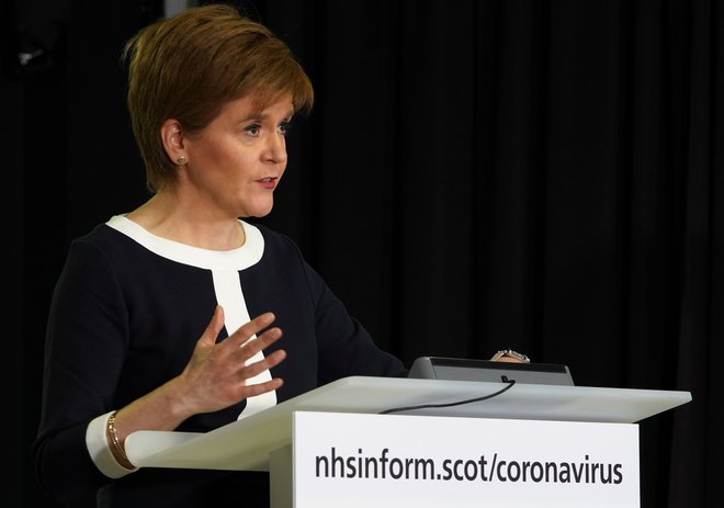 Nicola Sturgeon je danes predstavila škotsko izhodno strategijo. Foto: Afp