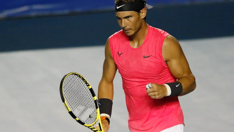 Fotografija: Rafael Nadal je konec februarja še nastopil na OP Mehike v Acapulcu. FOTO: Reuters