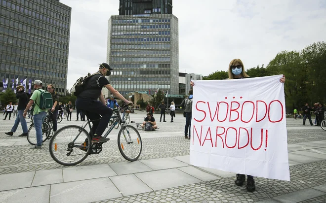 &quot;Svoboda narodu.&quot;&nbsp; FOTO: Jože Suhadolnik/Delo