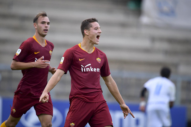 Žan Celar je močan in učinkovit. FOTO: As Roma