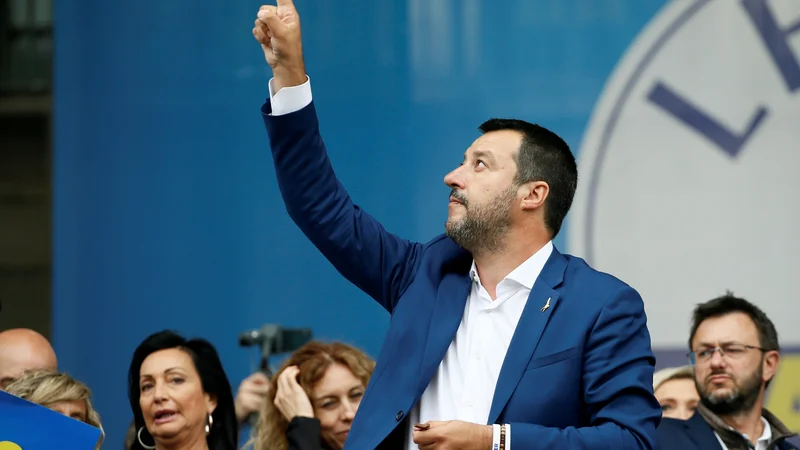 Fotografija: Voditelj Lige zelo dobro ve, da se je z njegovo zmago na evropskih volitvah spremenilo vse – in da nič več ne bo kot prej. FOTO: Reuters