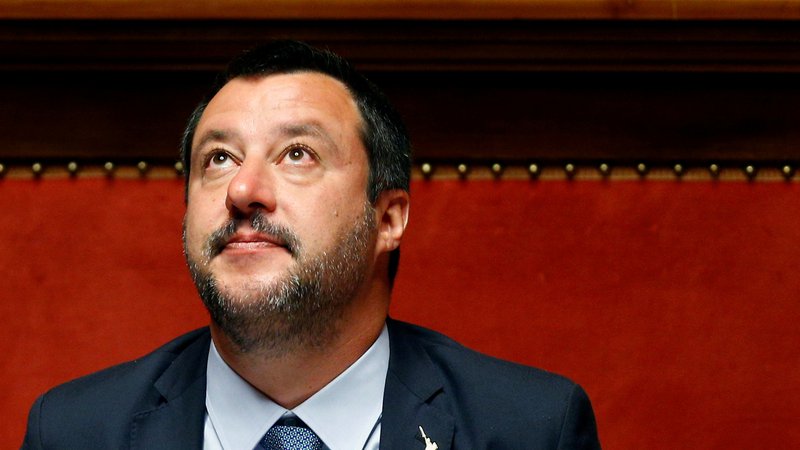 Fotografija: Matteo Salvini. FOTO: Yara Nardi/Reuters
