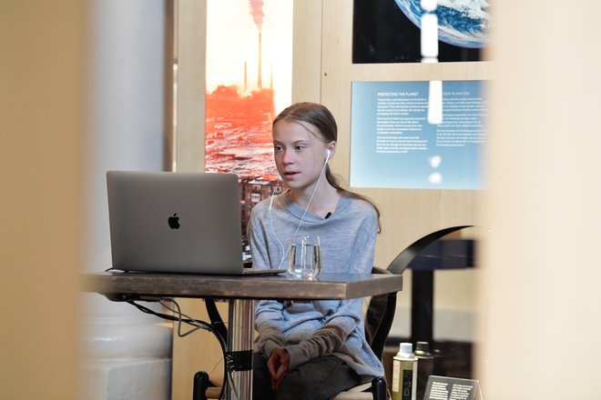 Thunbergova bo Unicefu namenila sto dolarskih tisočakov.
FOTO: Reuters