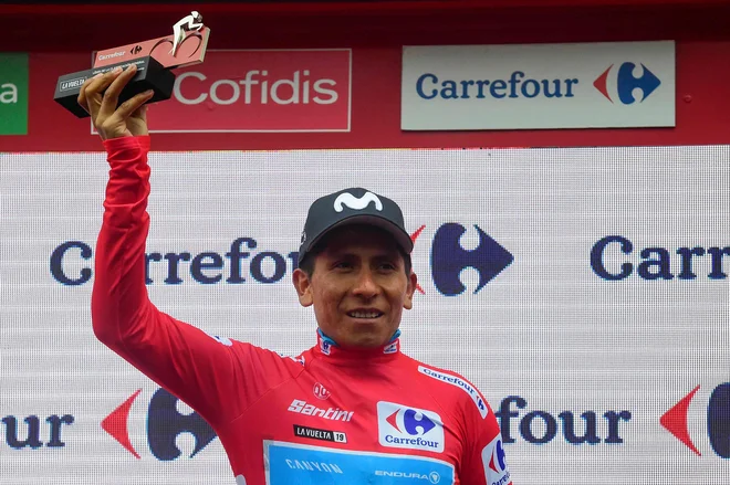 Nairo Quintana ima pred Rogličem le šest sekund prednosti. FOTO: AFP