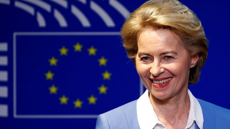 Fotografija: Predsednica evropske komisije Ursula von der Leyen napoveduje, da je to šele začetek. FOTO: Francois Lenoir/Reuters