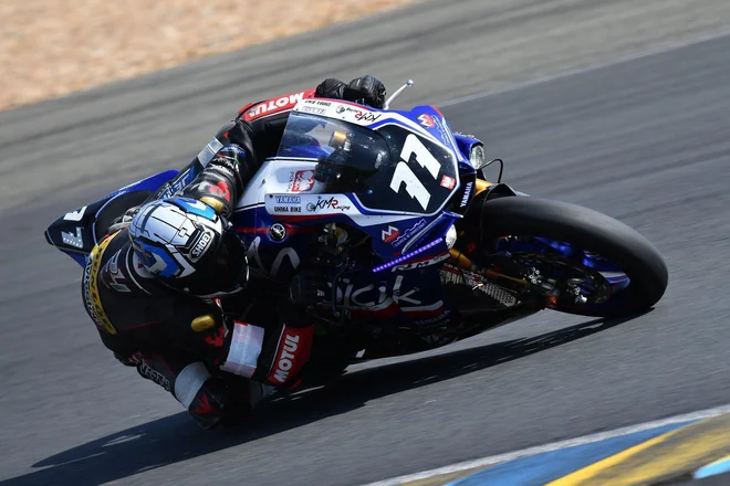Najhitrejši slovenski motorist Marko Jerman (na fotografiji) letos brani barve poljske ekipe Wojcik Yamaha, s katero se bo jutri pognal v lov za elitno deseterico na znameniti 24-urni dirki za svetovno prvenstvo v Le Mansu. FOTO: Wojcik