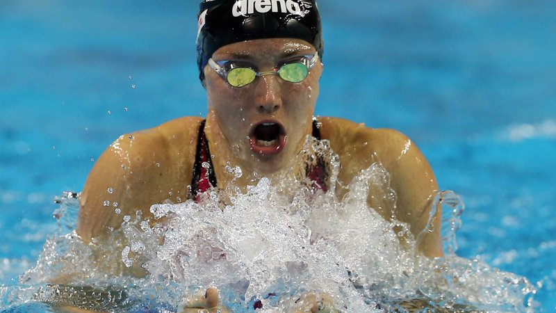 Fotografija: Katinka Hosszu, najboljša plavalka na svetu zadnjih let, bo pred OI vendarle nastopila na prvenstvu stare celine v domovini. FOTO: AFP