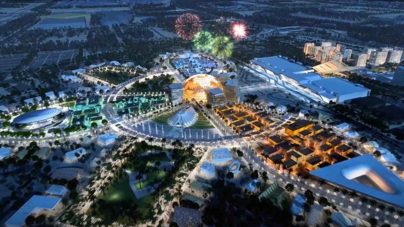 Fotografija: Dubaj je v infrastrukturo svetovne razstave nameraval vložiti 6 milijard evrov.
Foto Expo Dubaj