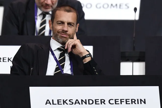 Na kongresu Fife je bil navzoč tudi predsednik Uefe Aleksander Čeferin. FOTO: AFP