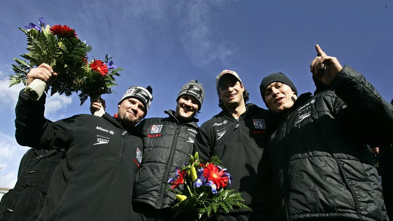 Fotografija: Steven Holcomb in Pavle Jovanovic (prvi in drugi z leve) nista več med živimi. FOTO: Reuters
