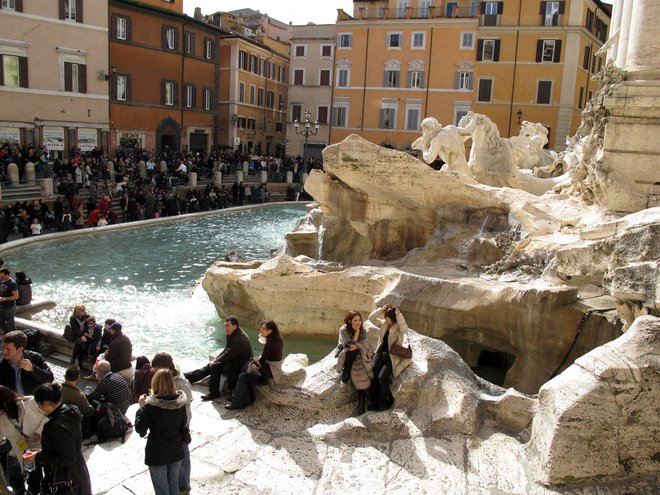 Škoda v italijanskem turizmu bo letos po ocenah dosegla 120 milijard evrov škode, 95 odstotkov hotelov v državi je zaprtih že od konca februarja. FOTO: Marko Feist