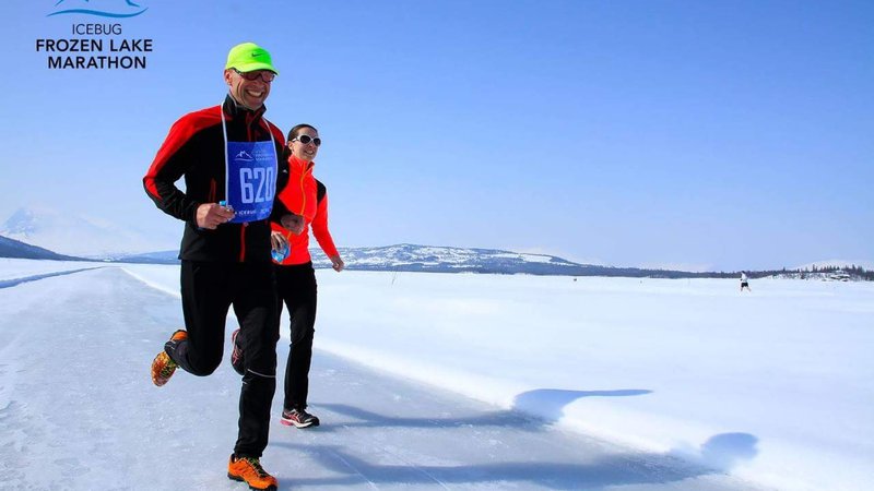 Fotografija: Klemen Stanovnik je na severu Evrope vzljubil tek. Med drugim se je udeležil tudi maratona po zaledenelem jezeru na Norveškem.
FOTO: Osebni arhiv