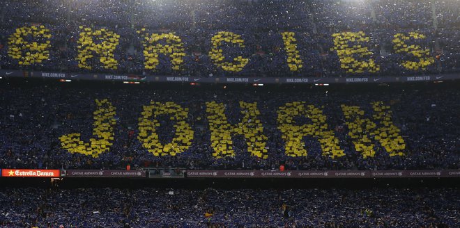 Johan Cruyff je legenda Barcelone. FOTO: Reuters