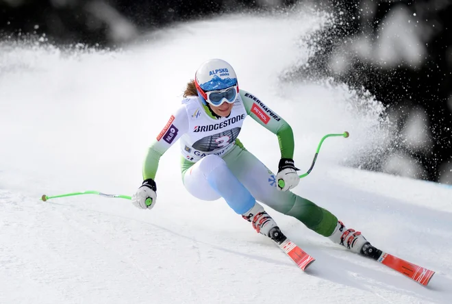 Ilka Štuhec bo vadbeno smučala na domači grudi. FOTO: AFP