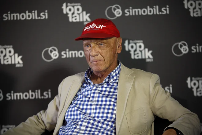 Niki Lauda je pred petimi leti s svojim letalom priletel v Slovenijo. FOTO: Uroš Hočevar