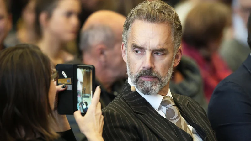 Fotografija: Jordan Peterson je globalni zvezdnik in blagovna znamka. FOTO: Jure Eržen/Delo