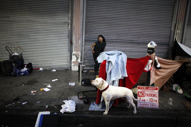 V ZDA je bilo januarja brez doma 568.000 ljudi, strokovnjaki newyorške Univerze Columbia pa v analizi opozarjajo, da bi zaradi krize lahko dom zgubilo in pristalo na cesti še dodatnih 250.000 Američanov. FOTO: Lucy Nicholson/Reuters