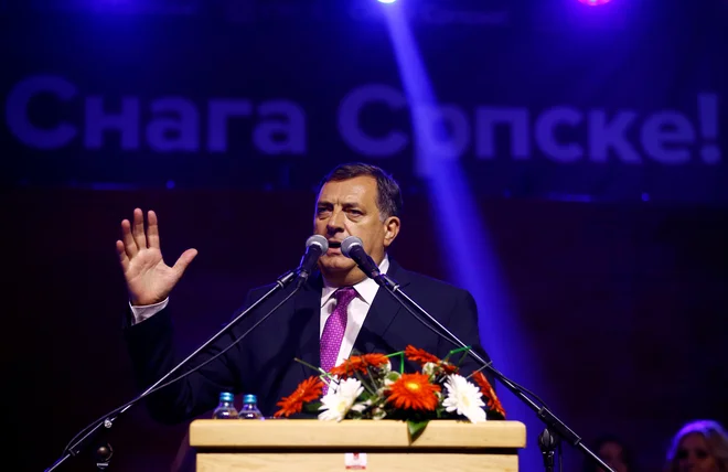 Milorad Dodik, alfa in omega Republike srbske, bi moral Roku Snežiču dati potni list za zasluge za srbsko entiteto v BiH, verjame davčni svetovalec in prijatelj Janeza Janše Rok Snežič. FOTO: Dado Ruvic/Reuters