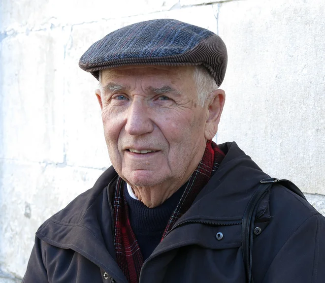 Tomaž Bizajl, nekdanji direktor Primorskih novic, pri 80-ih. FOTO: Andraž Gombač