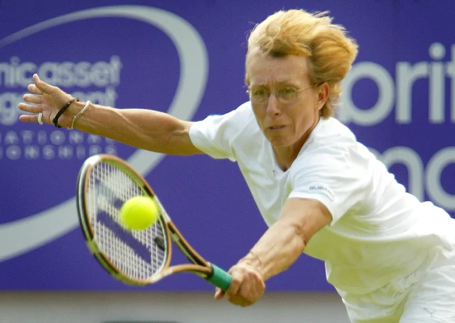 Martina Navratilova je dosegla karierni veliki slam tako v posamični konkurenci kot med ženskimi dvojicami. FOTO: Reuters