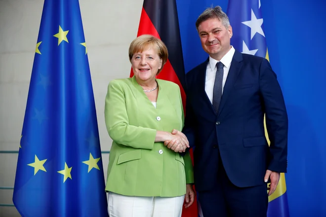 Zaradi zapletene državne ureditve Bosne in Hercegovine po besedah Merklove Zvezdić ne opravlja lahke naloge. FOTO: Hannibal Hanschke/Reuters