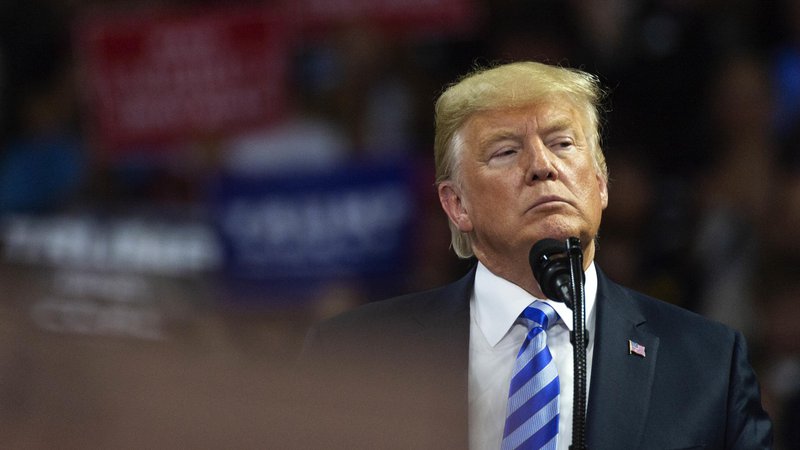 Fotografija: Ameriški predsednik Donald Trump FOTO: Craig Hudson/AP