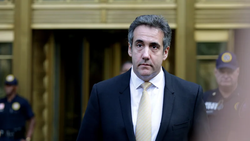 Fotografija: Nekdanji Trumpov osebni odvetnik Michael Cohen FOTO: Yana Paskova/AFP