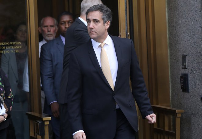 Nekdanji Trumpov osebni odvetnik Michael Cohen FOTO: Mike Segar/Reuters