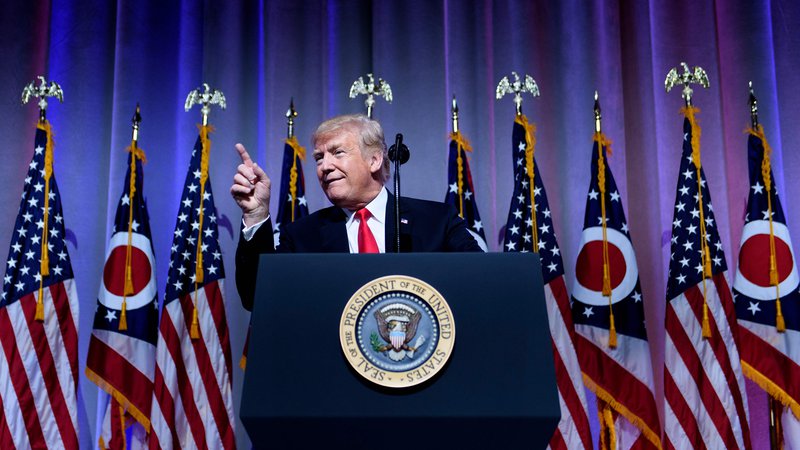 Fotografija: Ameriški predsednik Donald Trump FOTO: AFP