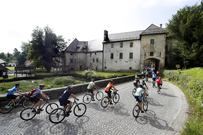 Pred 36 leti se je prve izvedbe maratona Franja udeležilo okoli 700 kolesarjev. Letos jih je nastopilo desetkrat več. FOTO: Leon Vidic