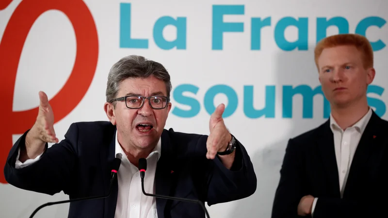 Jean-Luc Mélenchon izgublja živce. FOTO: Reuters