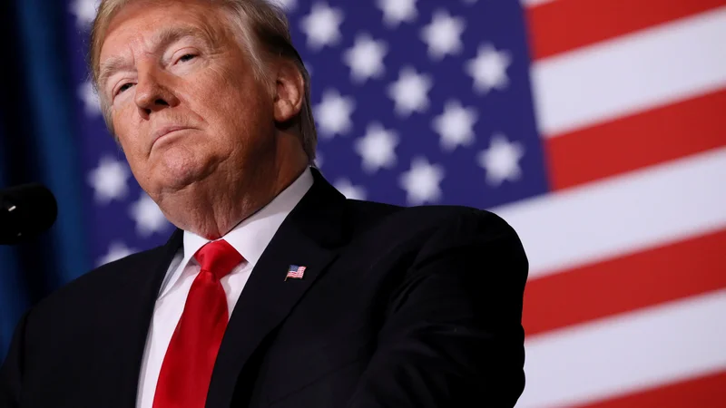 Fotografija: Ameriški predsednik Donald Trump za svojega nekdanjega državnega sekretarja ni našel lepih besed. FOTO: Reuters