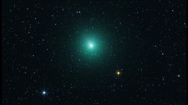 Fotografija: Komet 46P/Wirtanen 5. decembra 2018. FOTO: Pepe Manteca 