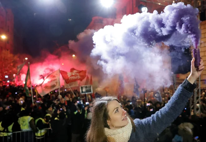 CEU je postala politična tarča šele po izvolitvi Donalda Trump<strong>a</strong>, konkretno pomladi 2017. FOTO: Bernadett Szabo/Reuters