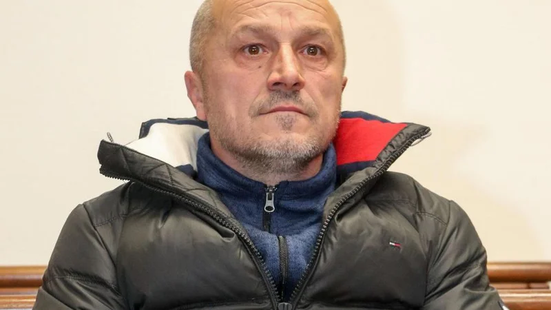 Fotografija: Ismet Silahić na predobravnavnem naroku. FOTO: Marko Feist