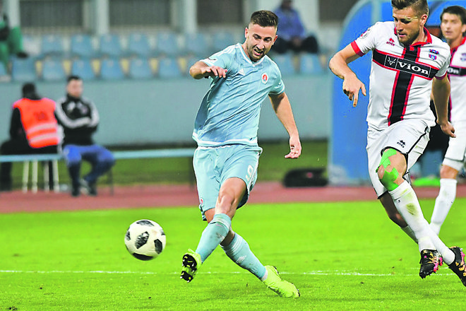 Andraž Šporar je zabil že 17 golov v majici Slovana iz Bratislave. FOTO: Slovan Bratislava
