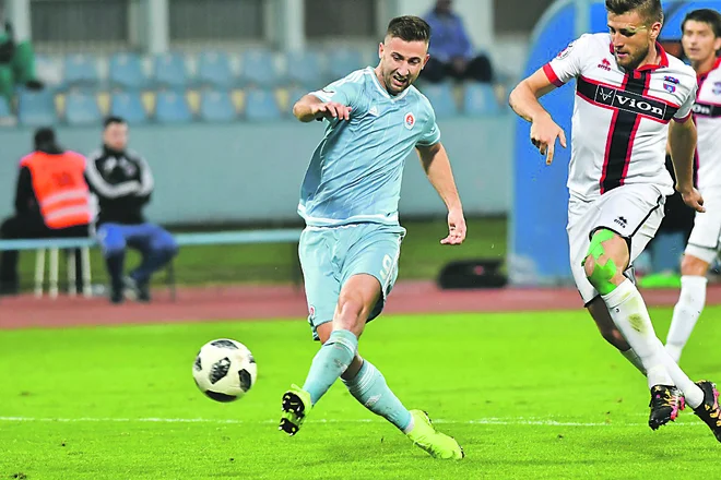 Andraž Šporar je zabil že 20 golov v slovaškem prvenstvu. FOTO: Slovan Bratislava