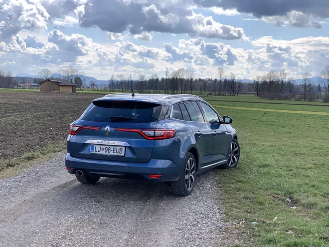 Renault megane grandtour je zanimiv nakup za družine in aktivne posameznike. Foto Blaž Kondža