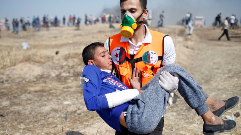 Fotografija: Območje Gaze. FOTO: Mohammed Salem/REUTERS