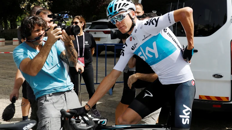 Fotografija: Chris Froome bi utegnil zamenjati moštvo. FOTO: Reuters