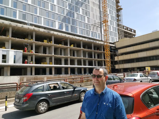 Nenad Janićijević je vodil dela že pri gradnji kliničnega centra v Nišu. Foto Milena Zupanič