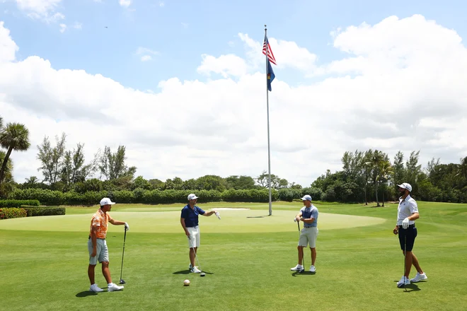 Prvi turnir v golfu po izbruhu pandemije so izvedli na Floridi v dobrodelne namene. Ameriškim zdravstvenim delavcem je prinesel dobrih pet milijonov ameriških dolarjev. FOTO: USA Today Sports